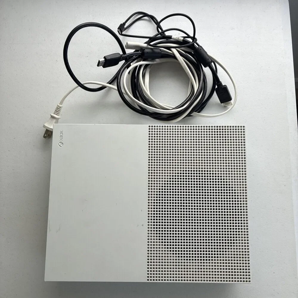 Microsoft Xbox One S Console - White For Parts Or Repair HDMI PORT